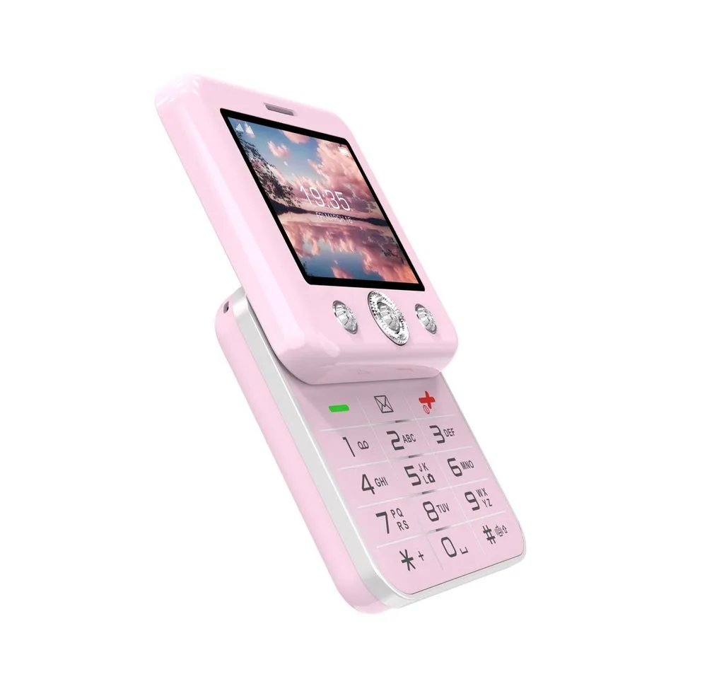 Onestyle Diamond Design-Mobiltelefon, Social-Media Funktionen, 4G, Dual-SIM Handy (Tik-Tok, Youtube, Facebook, Kamera)