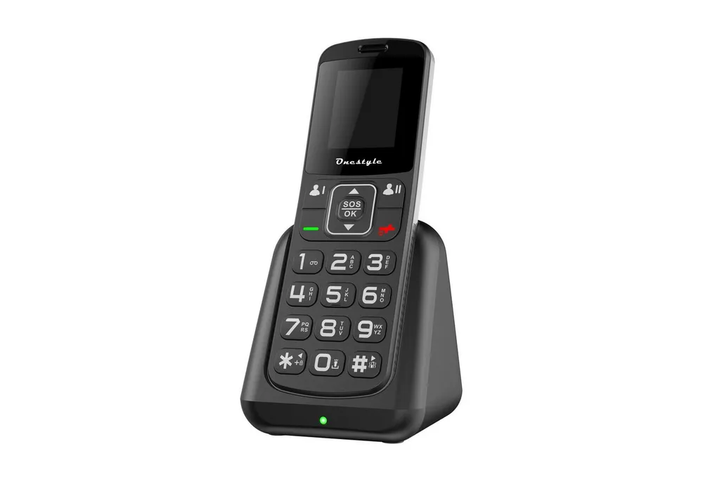 Onestyle Silver II Seniorenhandy mit Ladeschale, DUAL-SIM, große Tasten Seniorenhandy