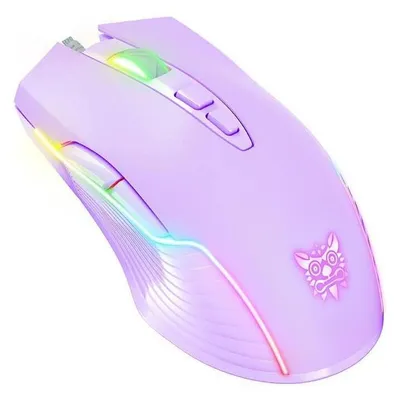 Maus ONIKUMA CW905 USB RGB 6400 DPI 7 Tasten Lila Gaming