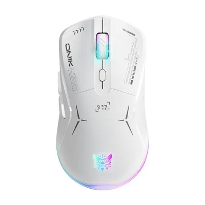 Maus ONIKUMA CW917 kabellos 800-4800 DPI weiß RGB Gaming
