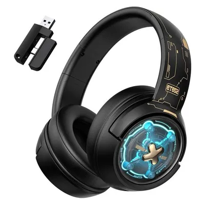 Onikuma GT802 kabellose und kabelgebundene Bluetooth Gaming Kopfhörer schwarz