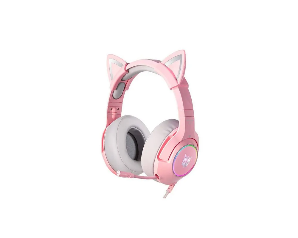 ONIKUMA ONIKUMA K9 Pink RGB Gaming Headset On-Ear-Kopfhörer