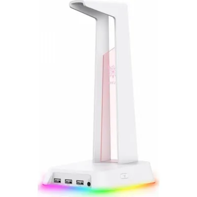 Headset-Ständer Onikuma ST2 RGB weiß mit 3 USB-Ports