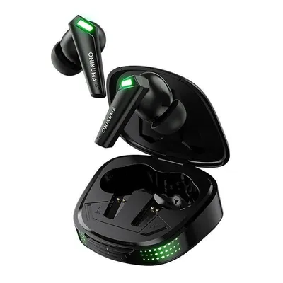 ONIKUMA T308 kabellose Bluetooth TWS Kopfhörer mit Geräuschunterdrückung und Mikrofon schwarz