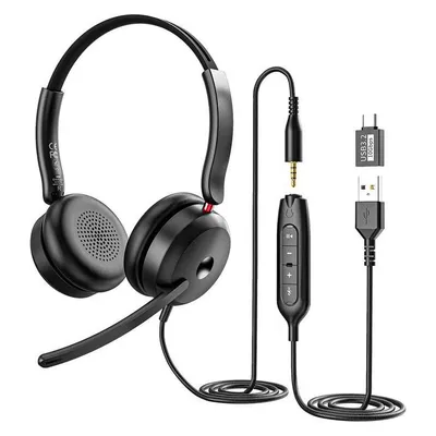 Onikuma X81 Gaming Headset kabelgebunden USB-C Mikrofon Lautstärke schwarz