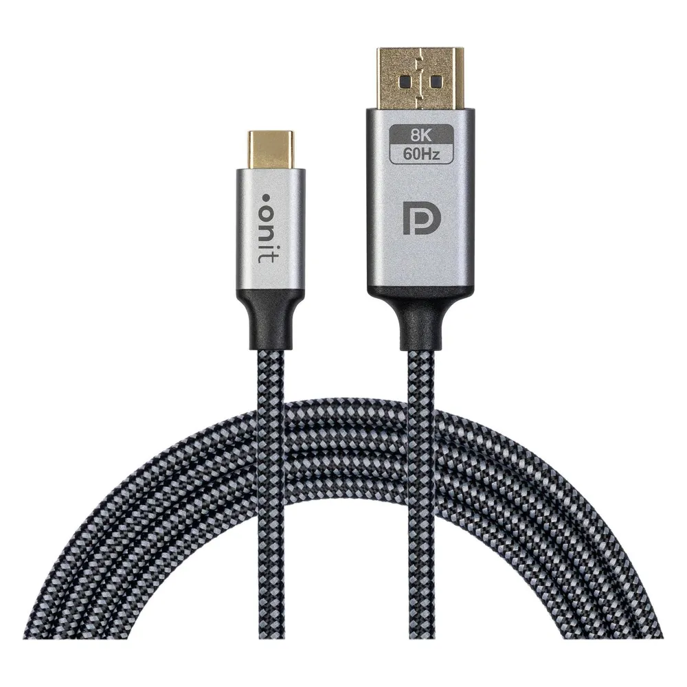 2x Onit DisplayPort – USB C (2 m)