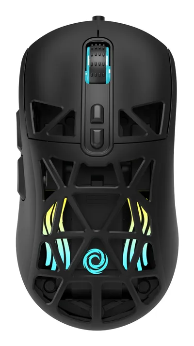 Maus Oniverse Kryo USB Typ-A 13800 DPI Schwarz RGB 7 Tasten Gaming