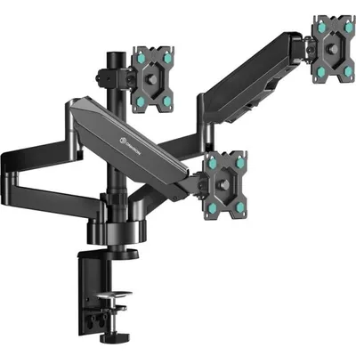 Onkron G280-B Schwenkarmhalterung für drei Monitore 13"-32" VESA 100 x 100 Schwarz