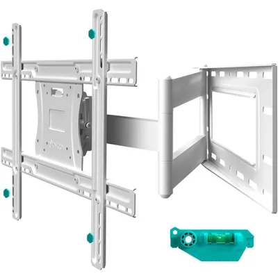 Onkron M7L-W TV-Wandhalterung für 40-75"-Fernseher, extra lang (71 cm), max. 68,2 kg, Weiß
