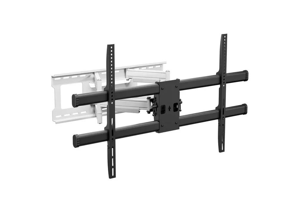ONKRON TV-Wandhalterung 42-120 Zoll, bis 100 kg, VESA 200x100-1000x600, M10-BW, (bis 120 Zoll, groß, schwenkbar, neigbar, ausziehbar, Doppelarm)