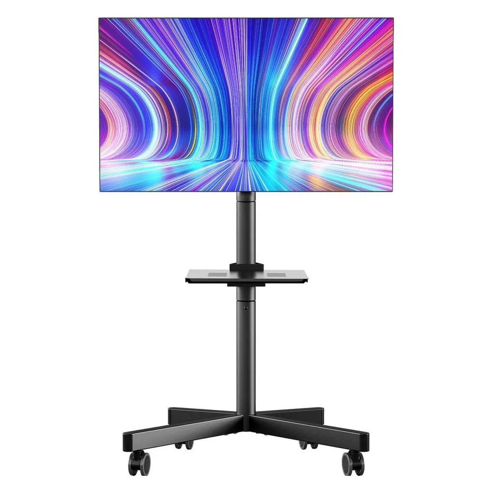 Onkron TS1137-B TV-Ständer mit Rollen für Bildschirme von 23" bis 60" bis 40 kg