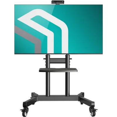 Onkron TS1891-B TV-Ständer 50"-90", max. 100 kg, VESA 800x600, neigbar, höhenverstellbar, Schwarz