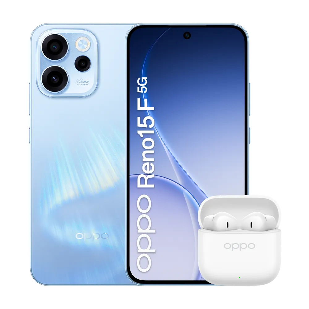 OPPO Reno15 F 5G 8GB 256GB 6.57" Blau Aurora