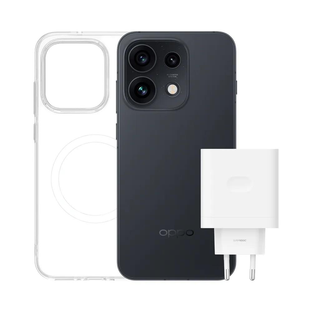 OPPO Reno16 Pro 5G 12GB 512GB 6,32" Schwarz Inklusive Schutzhülle und Ladegerät