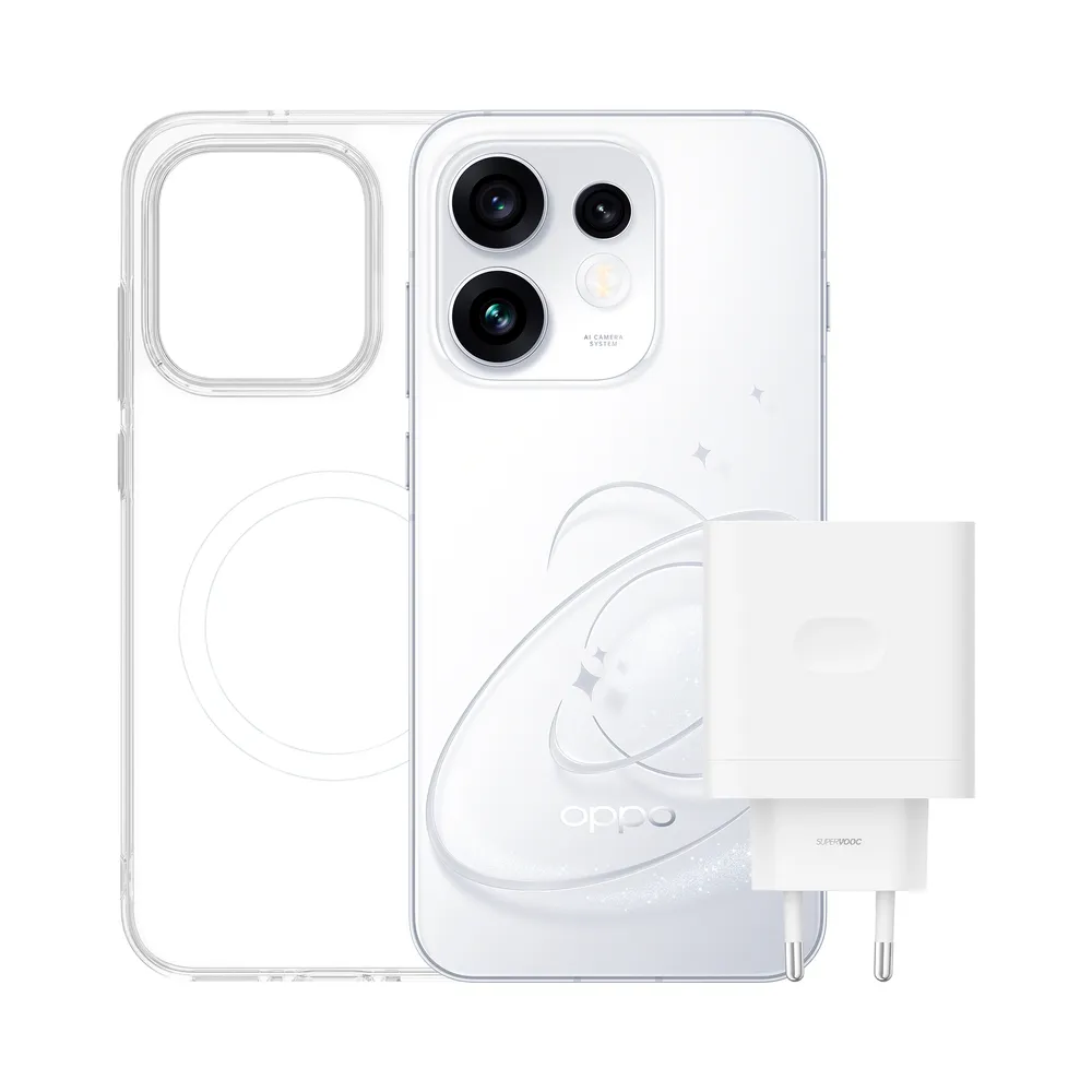 OPPO Reno16 5G 8GB 512GB 6.32" Weiß Inklusive Schutzhülle und Ladegerät