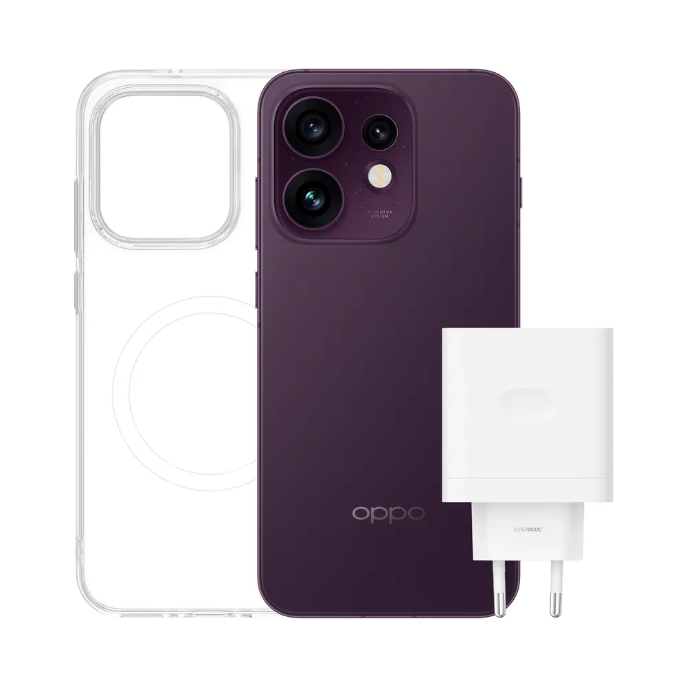 OPPO Reno16 5G 8GB 512GB 6.32" Lila Inklusive Schutzhülle und Ladegerät