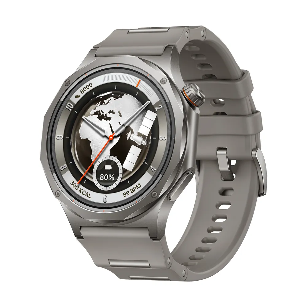 OPPO Watch X3 Bluetooth GPS 47mm Titan Gehäuse Silikonarmband Wasserdicht 5ATM IP69