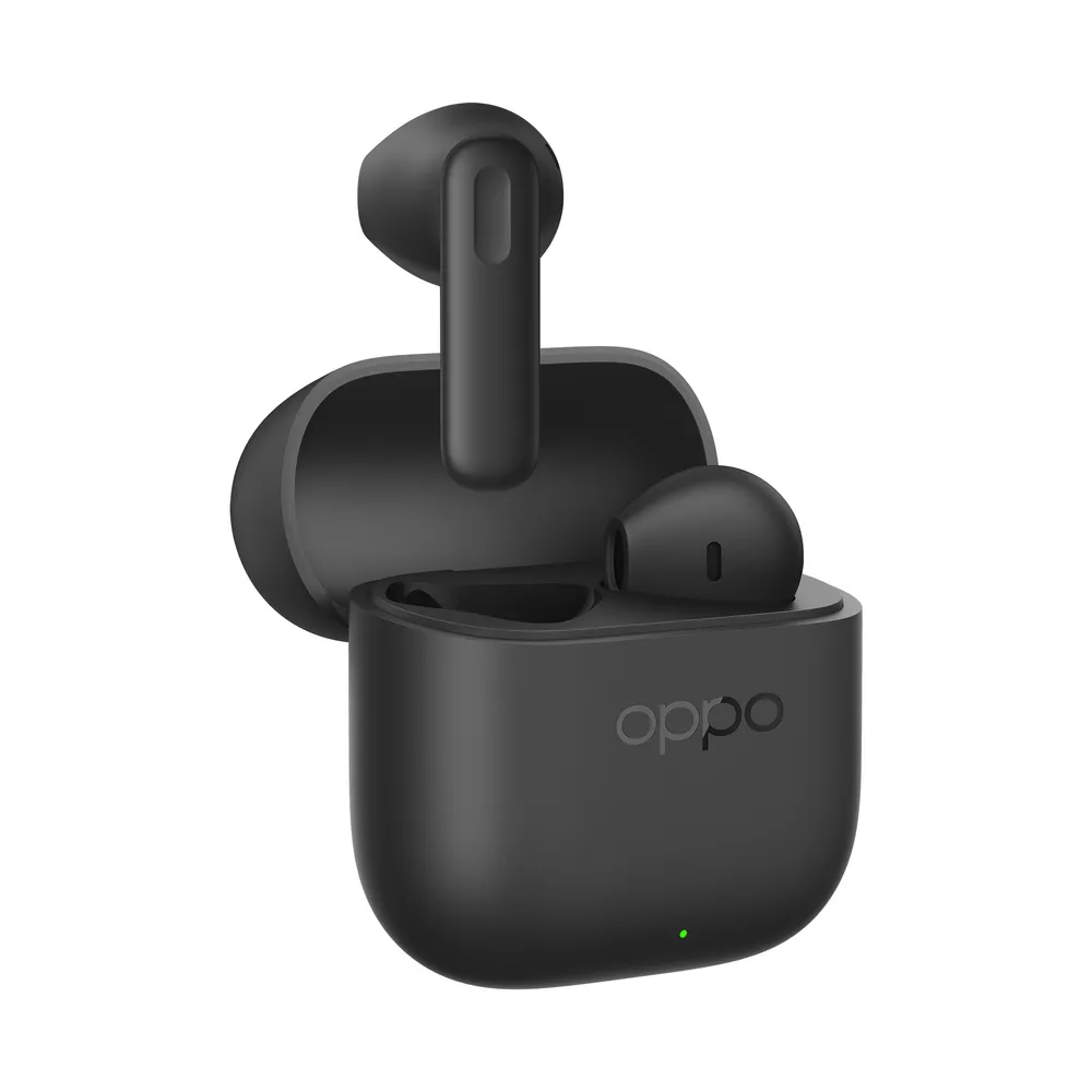 OPPO Enco Buds3 kabellose Bluetooth 5.4 In-Ear Kopfhörer mit passiver Geräuschunterdrückung IP55 Schwarz