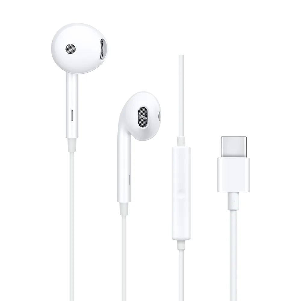 Auriculares OPPO MH135-3 con cable USB-C para llamadas y música Blanco