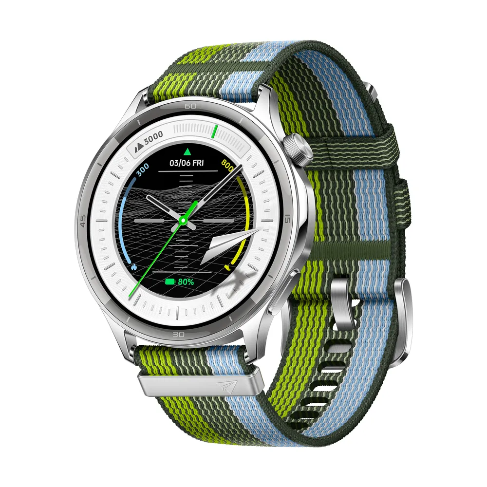 OPPO Watch S Bluetooth GPS NFC 45mm AMOLED Silber One size Wasserdicht IP68 SpO2 Pulsmesser