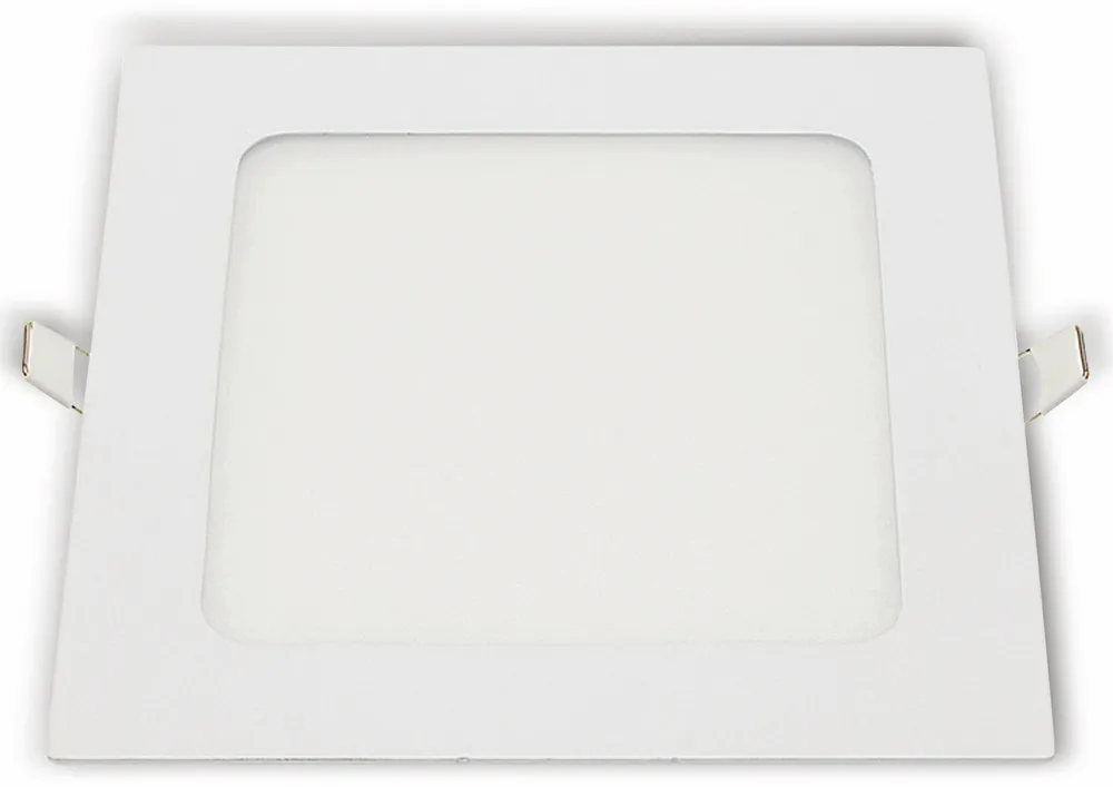 OPTONICA LED-Einbauleuchte 2630, 18 W, 1500 lm, 6000K, eckig, 95 RA, weiß