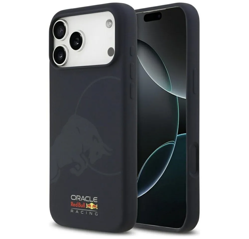 Oracle Red Bull Racing Handyhülle iPhone 17 Pro Max MagSafe Silikon blau Logo Bulle 6,9 Zoll, Kantenschutz