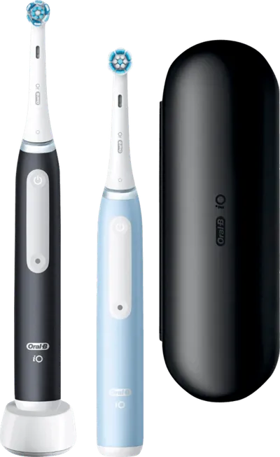 Oral-B iO 3 Schwarz und Blau Doppelpack