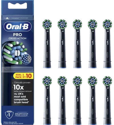 Oral-B Pro Cross Action Schwarz (10 Stück)