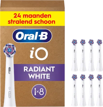 Oral-B iO Strahlendes Weiss (8 Stück) Weiß