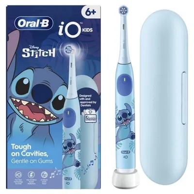 Kinderzahnbürste Oral-B iO 6+ Kids 3 Modi Drucksensor Timer Reiseetui