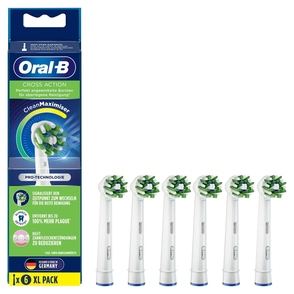 Aufsteckbürsten CrossAction, 6 Stück