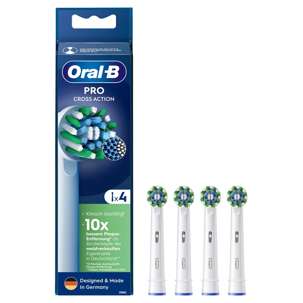Aufsteckbürsten Pro CrossAction, 4 Stück