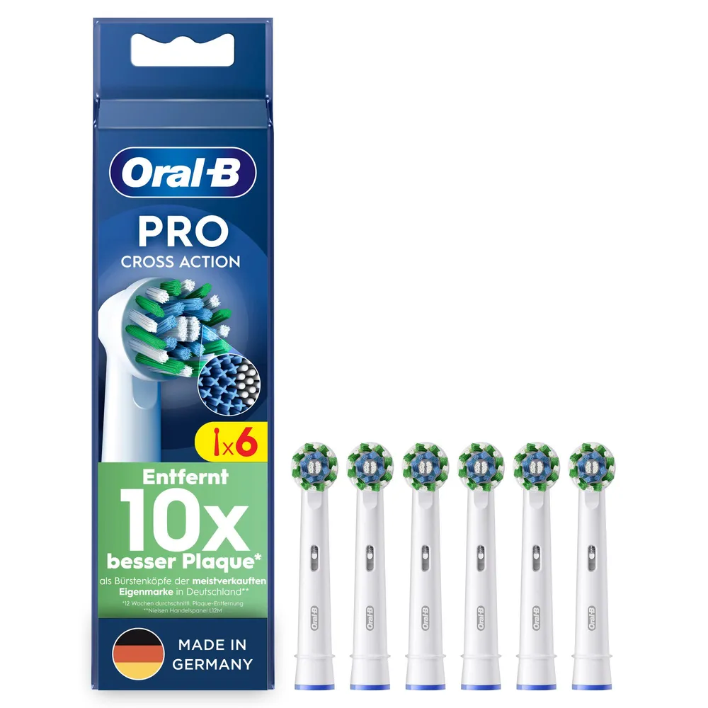 Aufsteckbürsten Pro CrossAction, 6 Stück