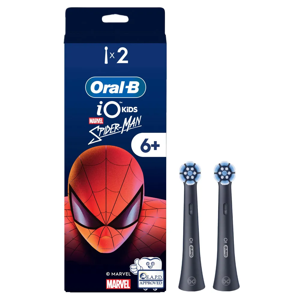 iO Kids 6+ Marvel Spiderman Aufsteckbürsten, 2 Stück Aufsteckbürsten