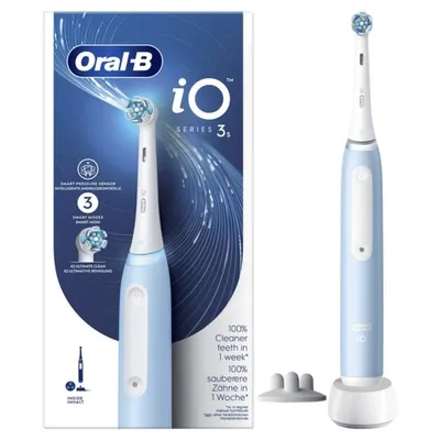 Oszillierende Zahnbürste BRAUN Oral-B iO 3 3 Modi 1 Bürstenkopf Drucksensor Timer