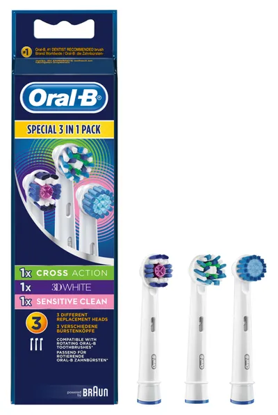 Multi-Pack 3 in 1 Aufsteckbürsten 3 Stück
