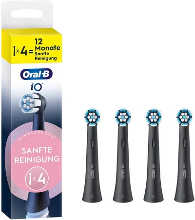 Oral-B Aufsteckbürsten iO Sanfte Reinigung, fortschrittliche Plaque-Entfernung, für empfindliches Zahnfleisch