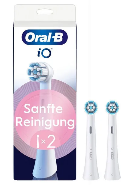 Oral-B Aufsteckbürsten iO Sanfte Reinigung, fortschrittliche Plaque-Entfernung, für empfindliches Zahnfleisch