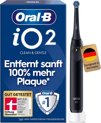 Oral-B Elektrische Zahnbürste Oral-B iO Series 2, Aufsteckbürsten: 1 St., für die sanfte Reinigung