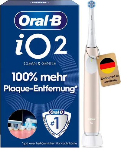 Oral-B Elektrische Zahnbürste Oral-B iO Series 2, Aufsteckbürsten: 1 St., für die sanfte Reinigung