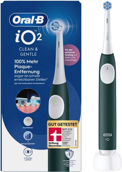 Oral-B Elektrische Zahnbürste Oral-B iO Series 2, Aufsteckbürsten: 1 St., für die sanfte Reinigung