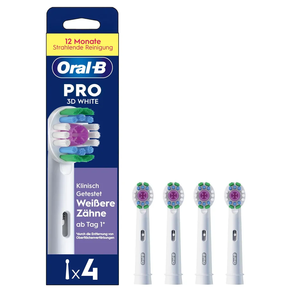 Pro 3DWhite 4 Stück Aufsteckbürsten