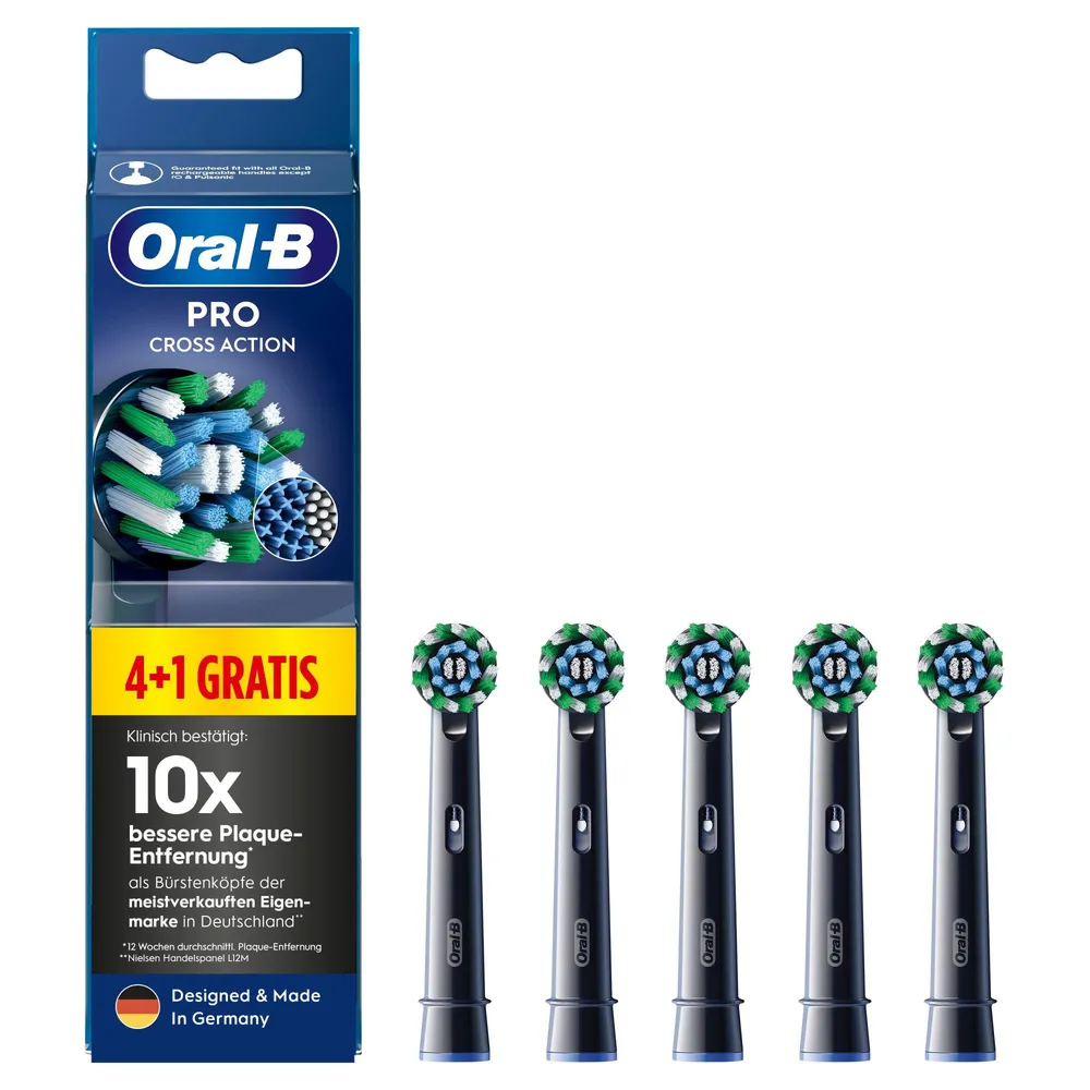Pro CrossAction Aufsteckbürsten, 4+1 Gratis (267748)