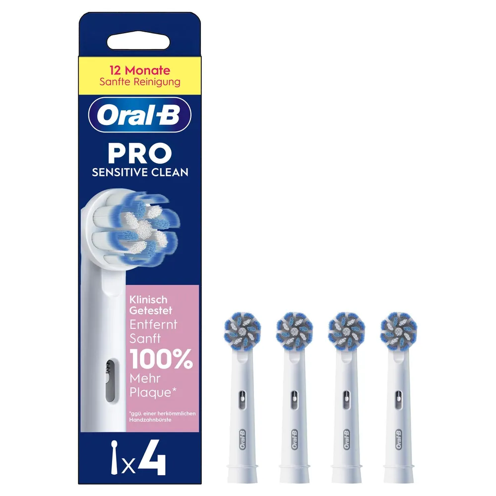 Pro Sensitive Clean 4 Stück Aufsteckbürsten