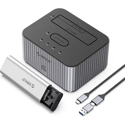 Docking Station Orico IT28E-C M.2 NVMe und HDD bis 30 TB