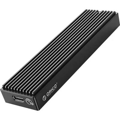 PC-Gehäuse Orico M.2 NVMe Aluminium Schwarz USB-C mit Smart Stay