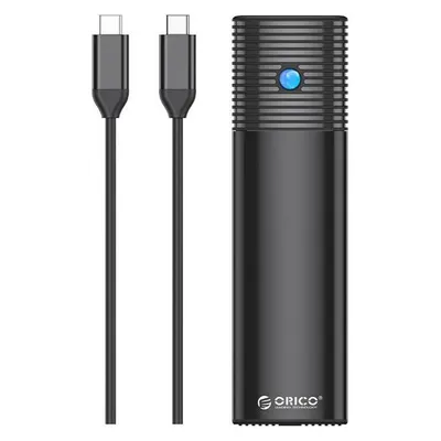 Orico M.2 SATA/NVMe external drive enclosure, PWDM2-G2-BK-EP, USB-C, 10Gbps (black)