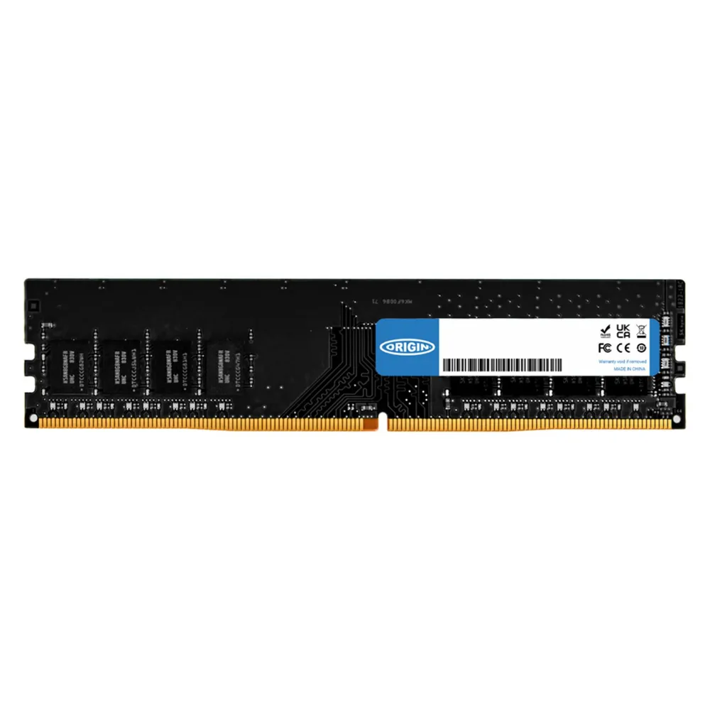 Origin Storage 8GB DDR4 3200MHz UDIMM 1Rx8 Non-ECC 1.2V, 8 GB, 1 x 8 GB, DDR4, 3200 MHz, 288-pin DIM