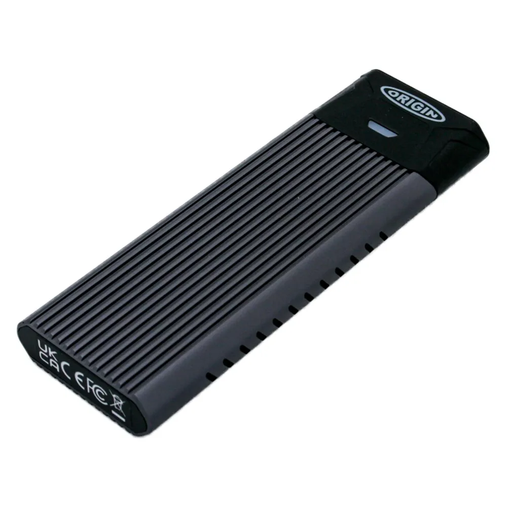Origin Storage OSEC512NVME Externes Solid State Drive Aluminium