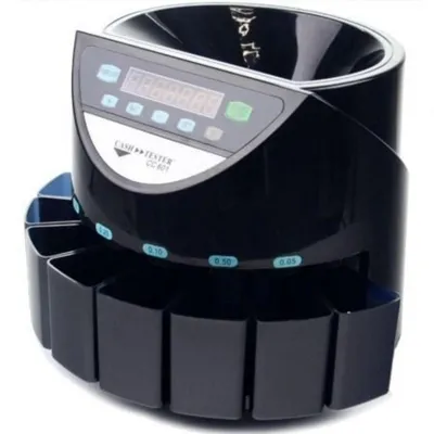 Münzzähler Cash Tester CC 601 Elektronisch 220 Münzen/min CE Zertifiziert Münzzähler Cash Tester CC 601 Elektronisch 220 Münzen/min CE Zertifiziert